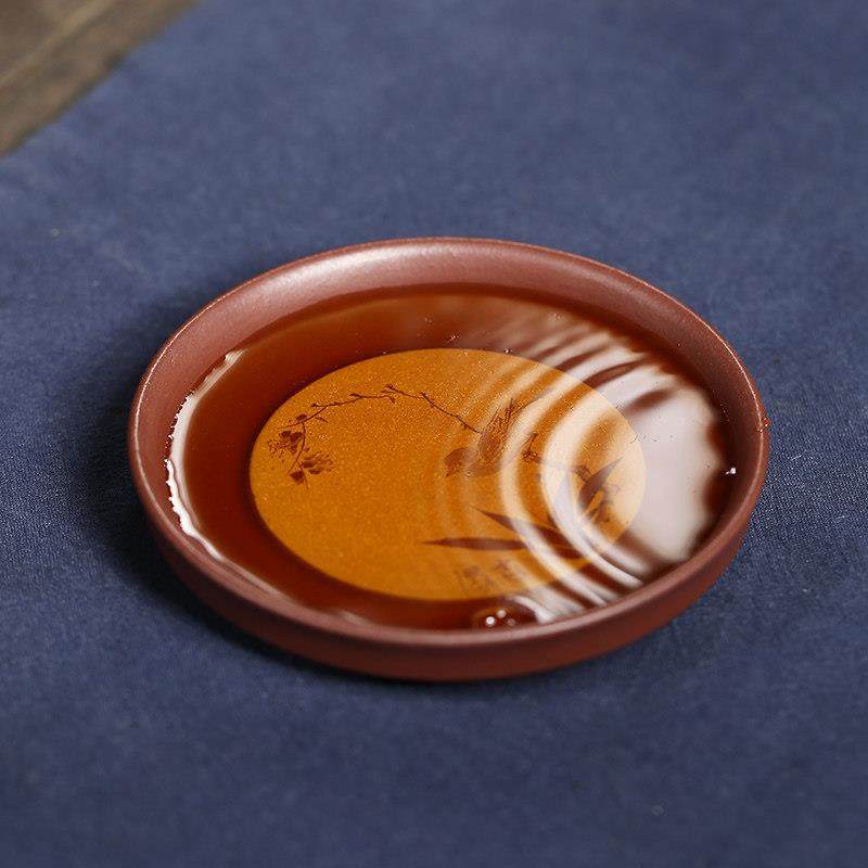 紫砂干泡台茶壶托底座垫托茶承养壶托盘茶碟茶托零配壶承茶具配件