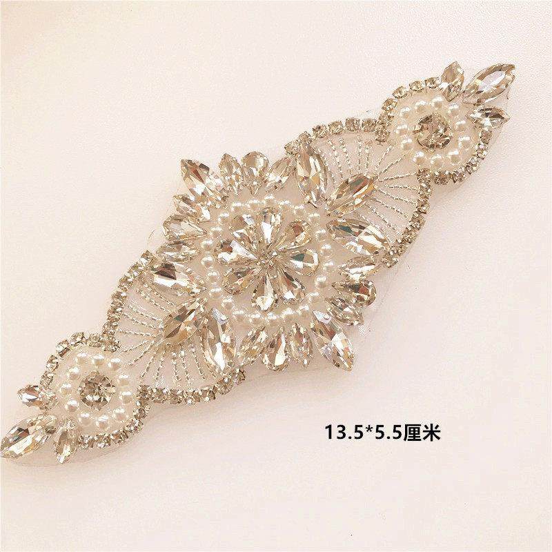 新品手缝精致婚纱钻饰制作水钻腰带配件演出服高定晚装贴花包邮,居家布艺,珠子/钻饰/花朵等配饰,淘宝优惠券,粉丝福利购,淘宝优惠卷