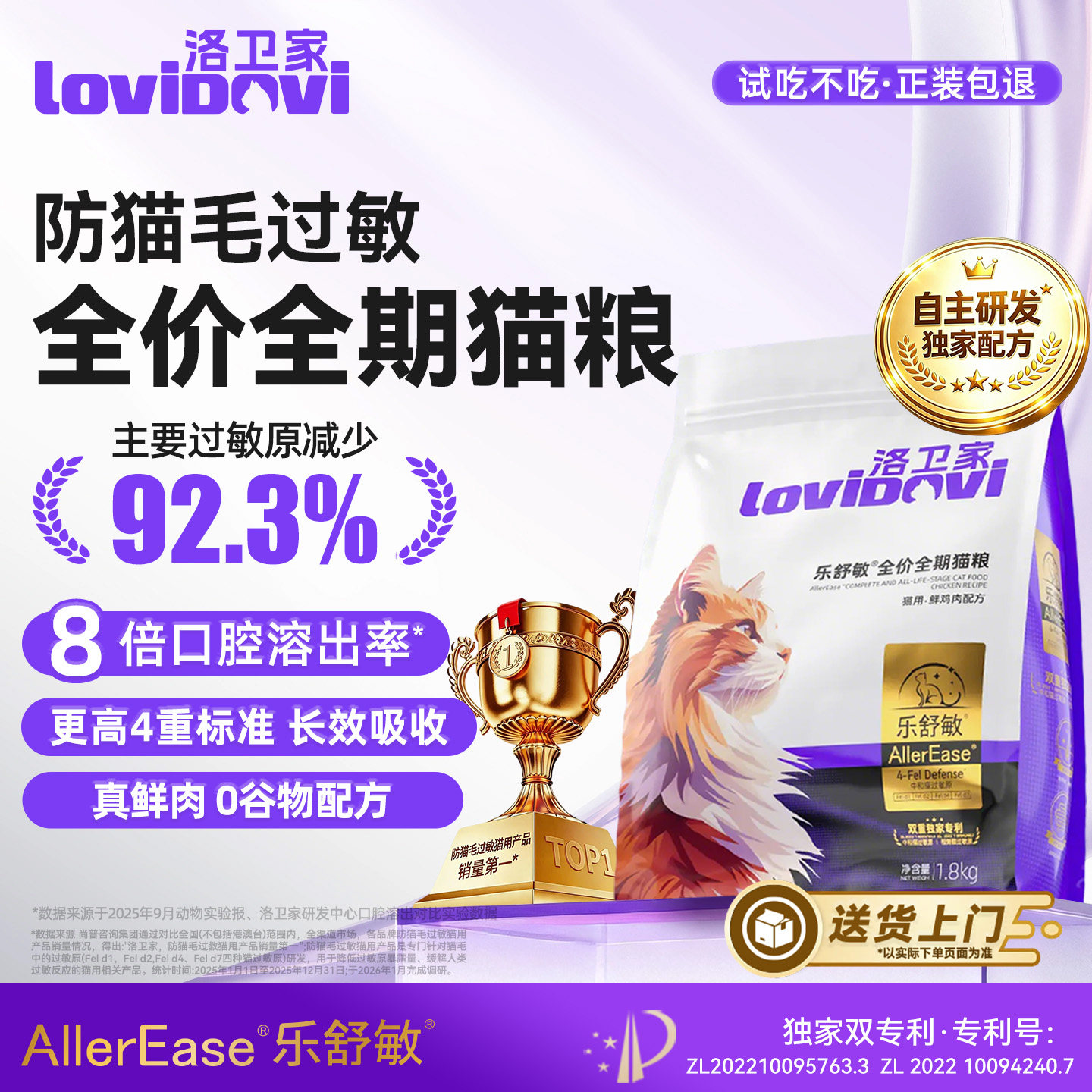 lovidovi洛卫家抗过敏猫粮