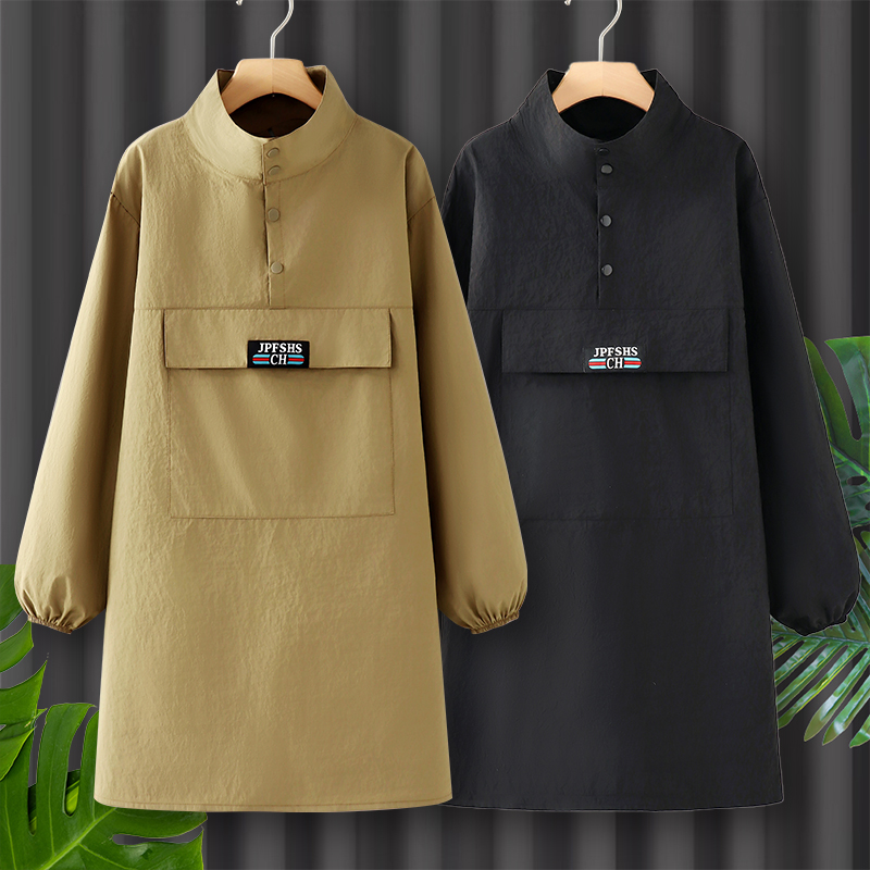 女围裙厨房家用2025新款罩衣大人防脏做饭男士工作服餐饮专用护衣