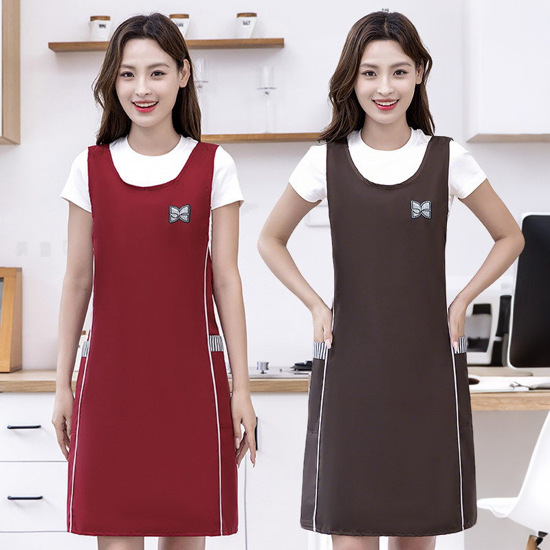 防水防油定制印字围裙工作服