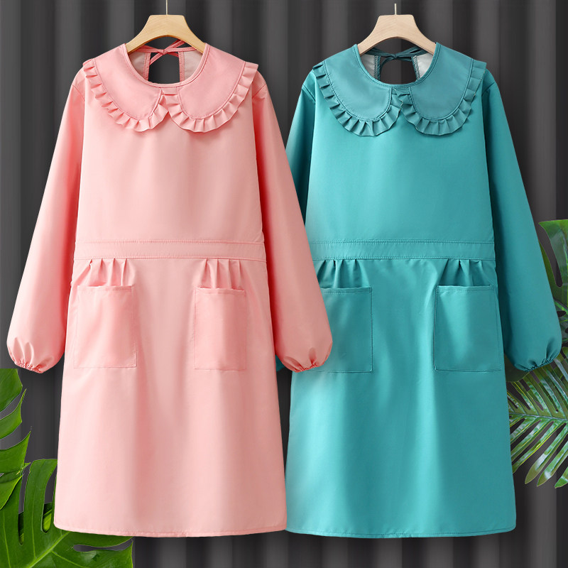 防水防油围裙定制logo印字工作服