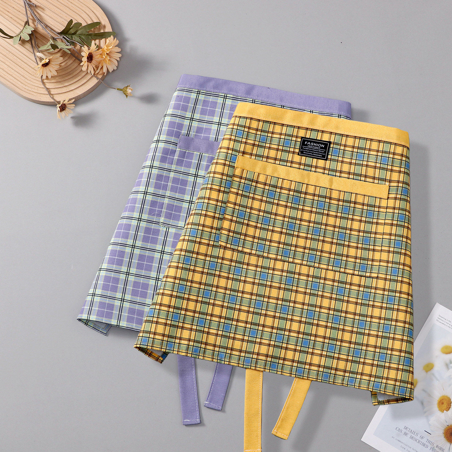 帆布半身围裙厨房家用2025新款干活上班厨师餐饮专用大人工作服女,家庭/个人清洁工具,围裙,淘宝优惠券,粉丝福利购,淘宝优惠卷