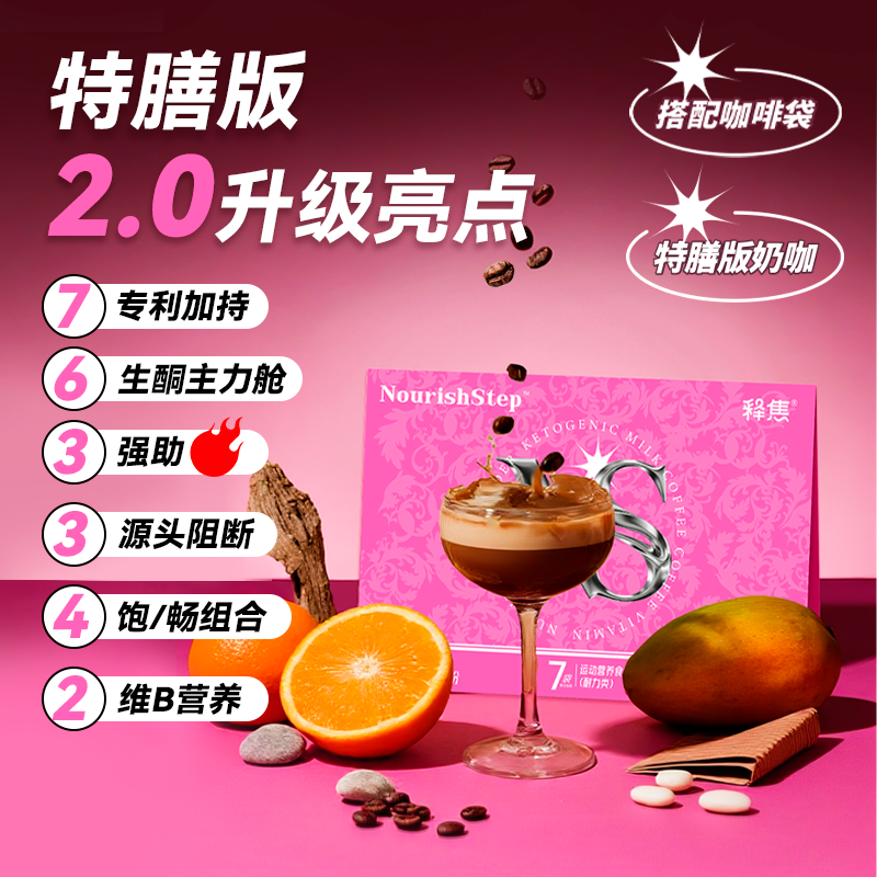 生酮奶咖咖啡维生素营养粉