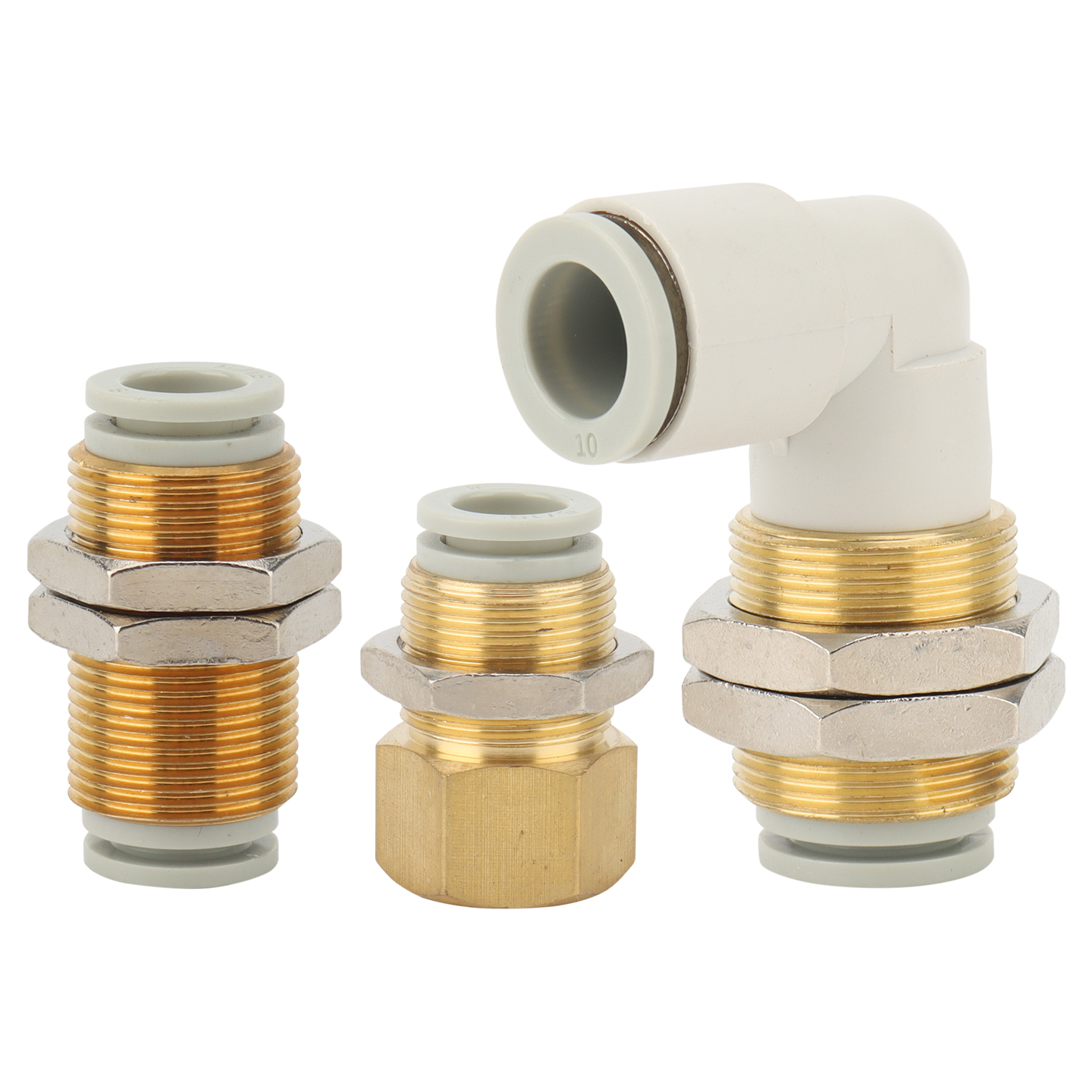 SMC型PM隔板直通穿板快速接头