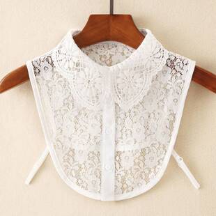 网纱蕾丝假领子百搭女假领高端秋冬打底花边女式假衣领高档配毛衣