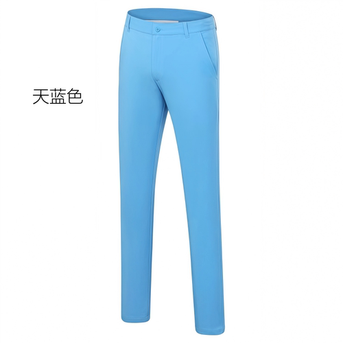 运动休闲中腰高尔夫夏款长裤弹力