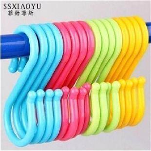 大号加长电缆线s挂钩塑料s钩挂家用多功能s型挂钩小号迷你小勾子