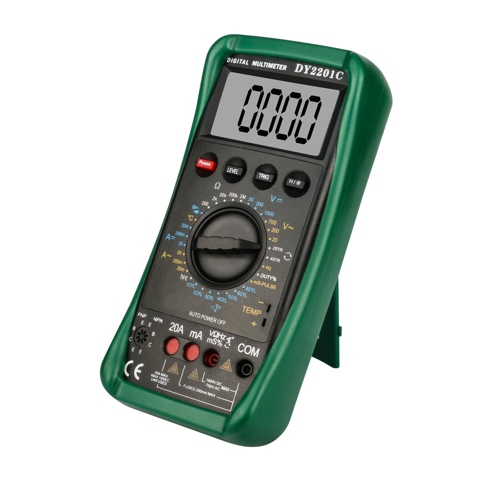 多一DY2201C 汽车检修万用表 温度频率占空比发动机转速 升级版