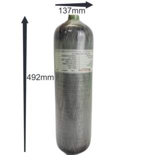 4.7L高压碳纤维气瓶全套气瓶高压气罐30Mpa大瓶转小瓶转气配件