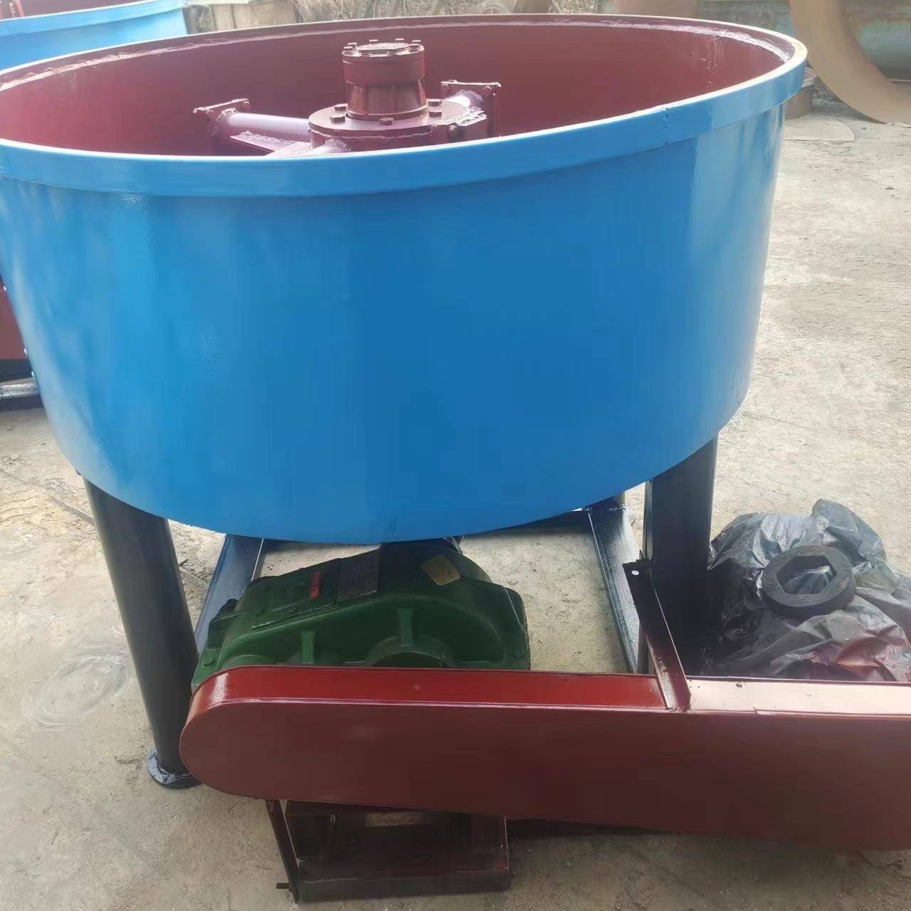 平口搅拌机饲料强制式小型水泥砂浆混凝土工地用350立式搅拌器
