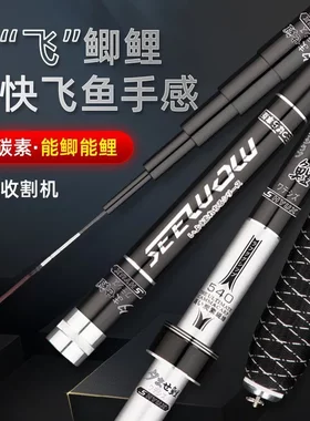 伽玛鲤鱼竿手杆超硬钓鱼竿日本进口碳素台钓竿手竿28调渔具