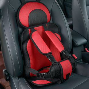 12通用汽车用绑带坐垫 车载婴儿宝宝0 儿童安全背带简易便携式