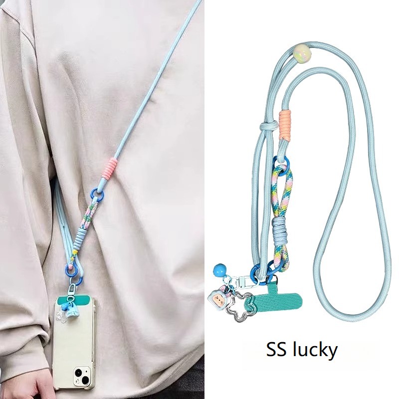 多功能编织手机挂绳斜挎长