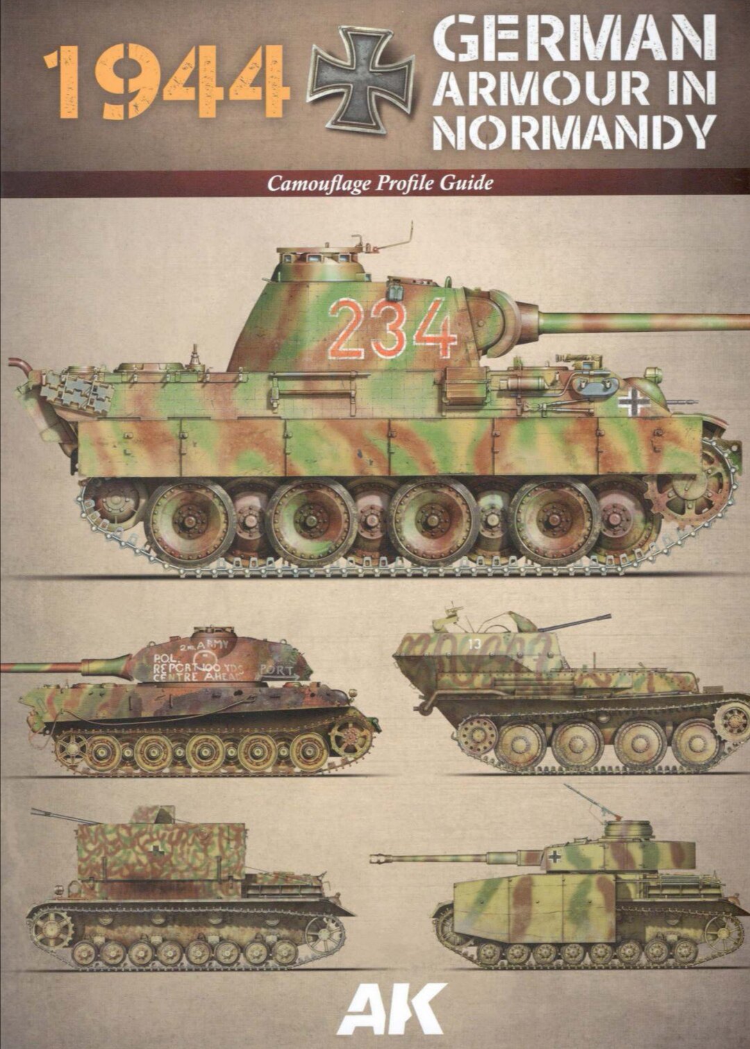 1944德国装甲在诺曼底AK德样图/效果图销售
