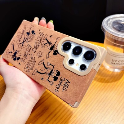 磁吸米奇三星S25ultra肤感手机壳