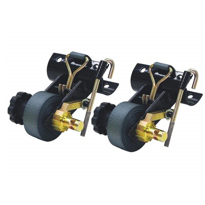 货车紧绳器收紧器捆绑器  棘轮系带  2件套Ratchet Tie Down