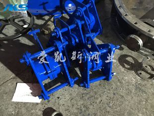 厂家直销小口径F43CXDN80DN65手动扇形盲板阀又名手动眼镜阀