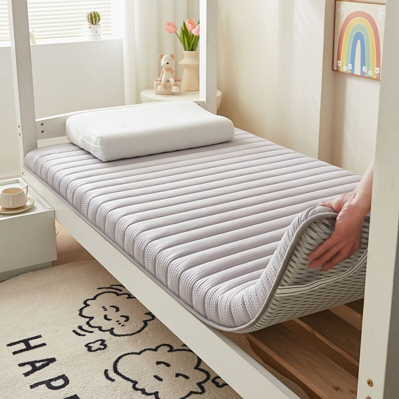 学生宿舍加厚床垫泡芙绵压花单人双人软垫可折叠租房打地铺午睡垫