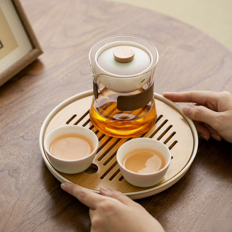 小青柑专用泡茶壶干泡盘陶瓷茶盘家用茶具蓄水壶承懒人自动冲茶器