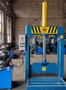 PP塑料管裁切机 黑色ABS再生料切料机 立式铡刀