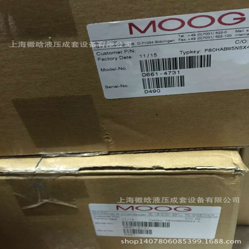 MOOG穆格伺服阀D661-4651