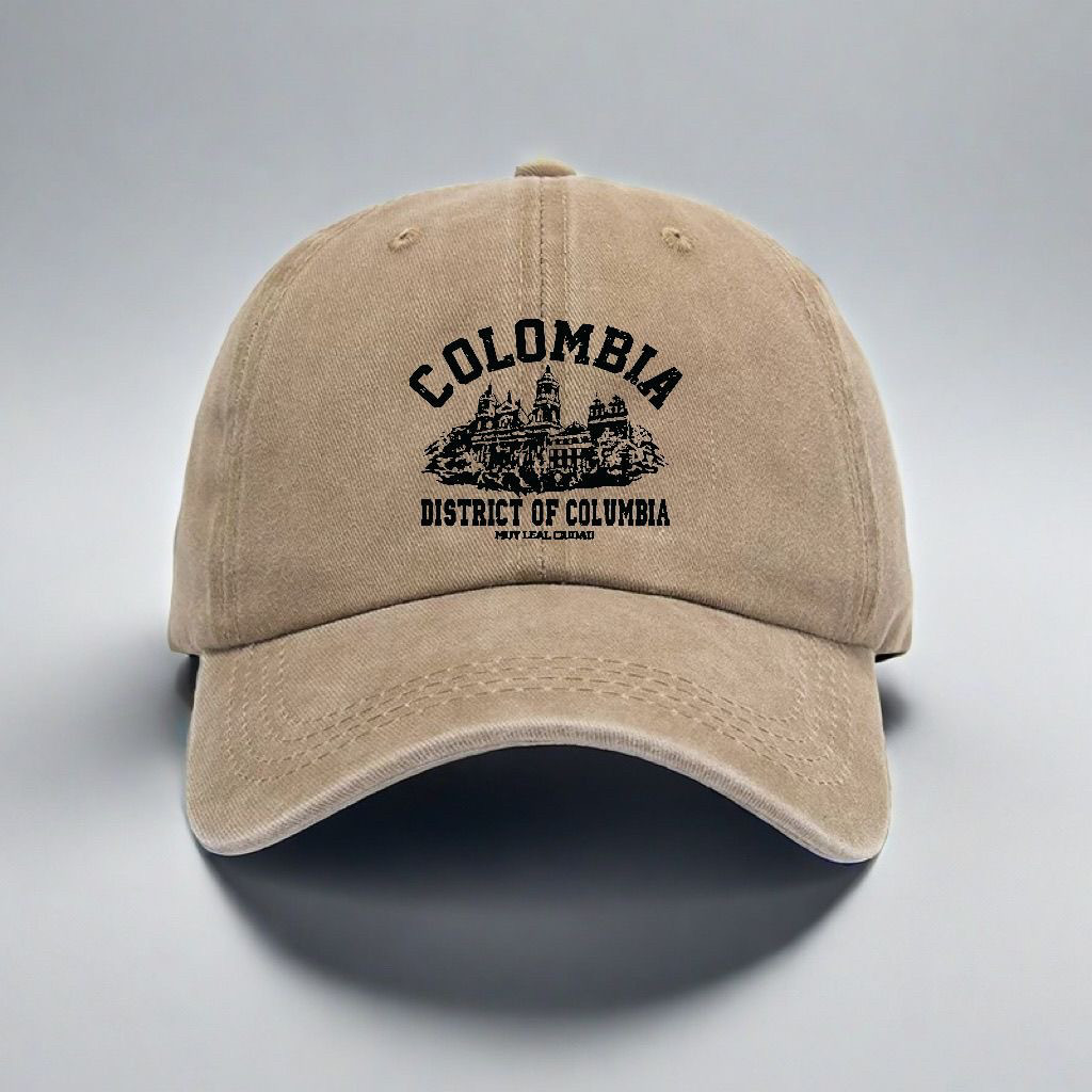 美式复古做旧COLOMBIA风鸭舌帽男女软顶帽子遮阳情侣款百搭棒球帽,服饰配件/皮带/帽子/围巾,帽子,淘宝优惠券,粉丝福利购,淘宝优惠卷