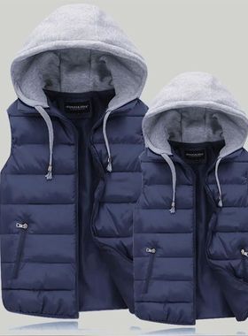 Thickened vest sleeveless vest for men加厚马甲无袖背心衫男式