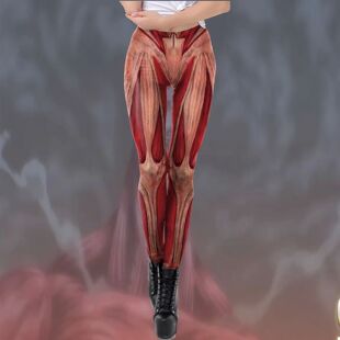 fit leggings 打底裤 printed 式 slim women女士3D印花修身 for