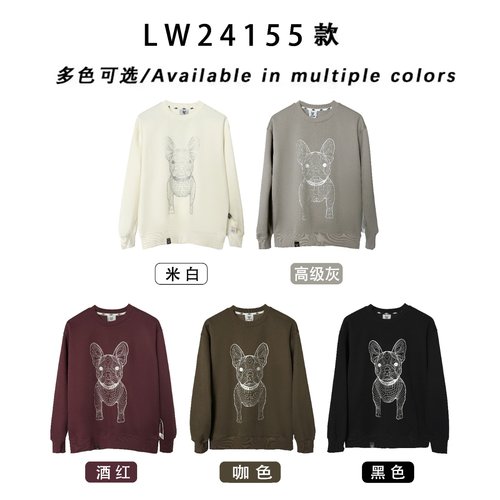 lifework lifework 2025新款男女同款圆领卫衣25156