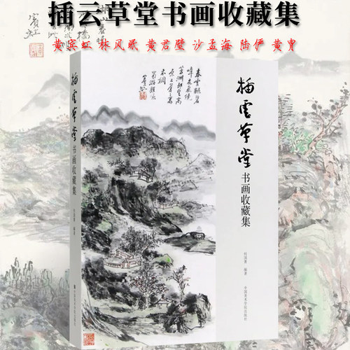 插云草堂书画收藏集 写意水墨山水画花鸟画动物临摹范本近现代名家黄宾虹林风眠黄君璧沙孟海陆俨少何加林黄胄 艺术收藏鉴赏画集