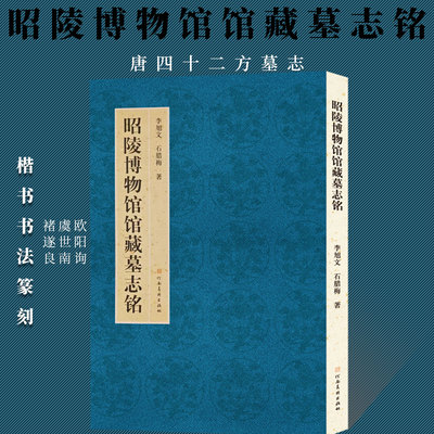 昭陵博物馆馆藏墓志铭 唐楷书书法临摹字帖碑帖书法篆刻初学者基础入门教程 欧阳询虞世南褚遂良毛笔书法临摹范本墓志艺术收藏鉴赏