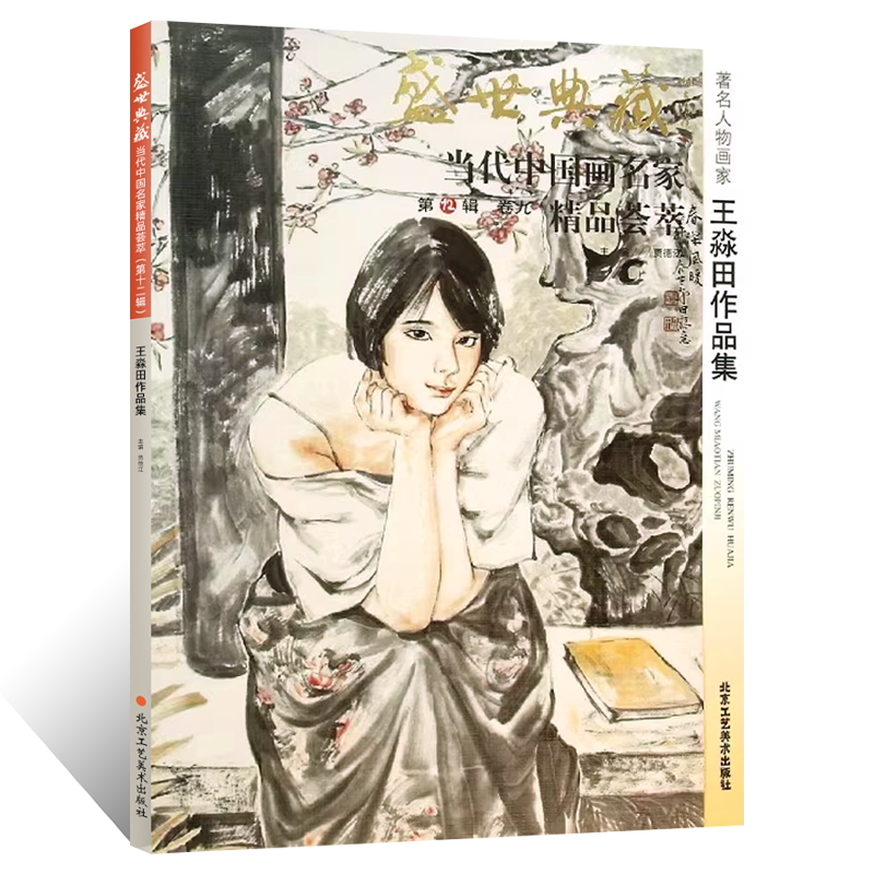盛世典藏12辑 王淼田作品集精品荟萃 写意工笔人物画绘画技法水墨山水