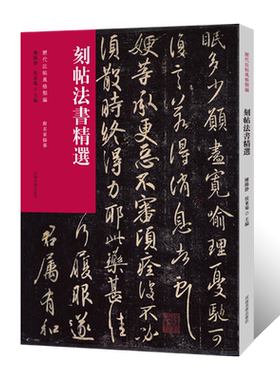 历代法帖风格类编 刻帖法书精选 行书草书字帖毛笔书法初学者基础入门教材技法简体释文附名家临摹 书法篆刻石刻墨迹原碑拓片