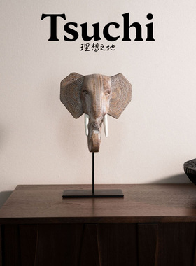 北欧风格客厅玄关办公室桌面酒柜大象工艺品创意装饰品摆件礼物