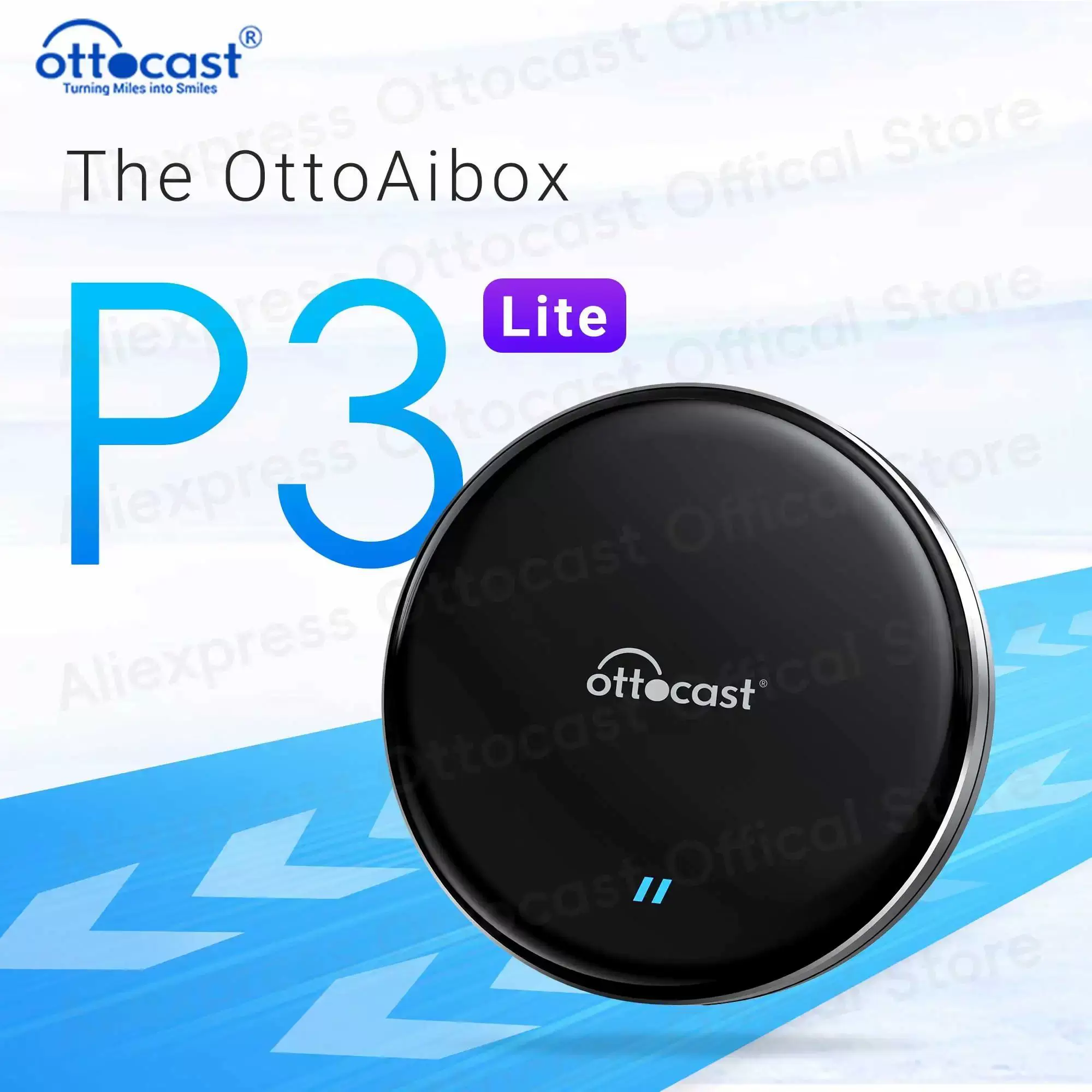 OTTOCAST Android AI Box QCM6125 OttoAiBox P3 Lite Wireless C