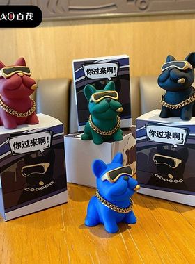 创意树脂原创装饰墨镜摆件百茂