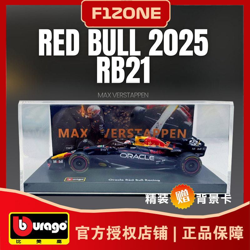 比美高143红牛RB21赛车模型