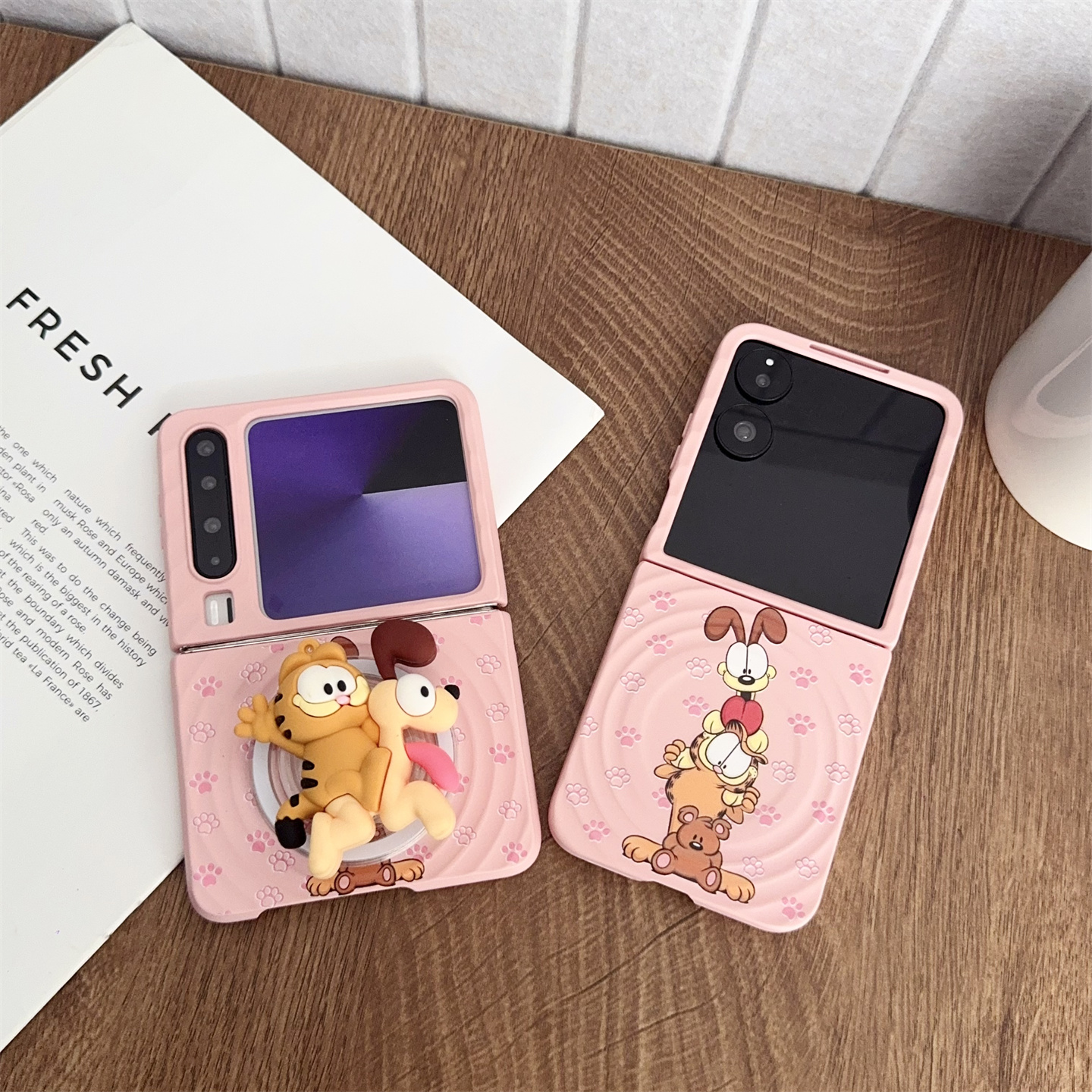 卡通加菲猫适用小米mixflip2壳