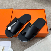 小牛皮拖鞋 沙滩 一字拖鞋 男真皮大底全牛皮欧洲站h拖鞋 男高端拖鞋