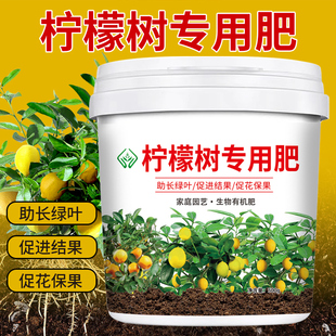 柠檬树专用肥料地栽庭院四季果树颗粒型复合肥缓释肥有机肥料追肥