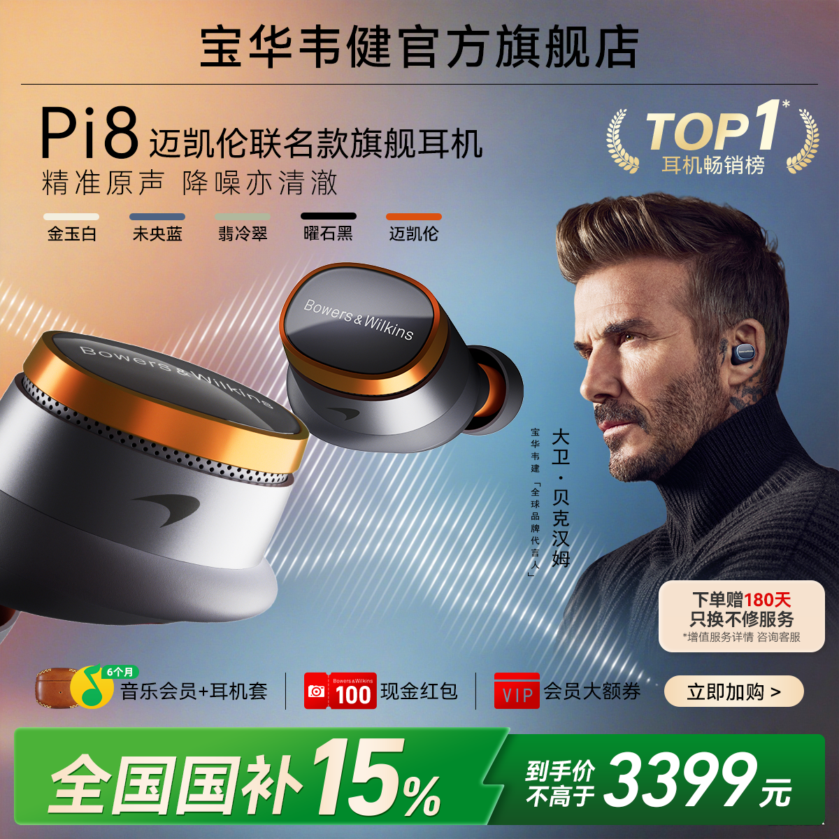 重磅新品｜迈凯伦联名版Pi8