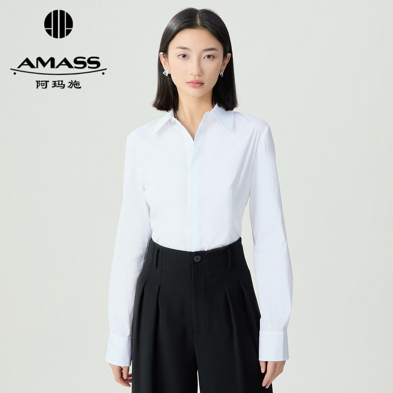 【商场同款】AMASS简约基础衬衫