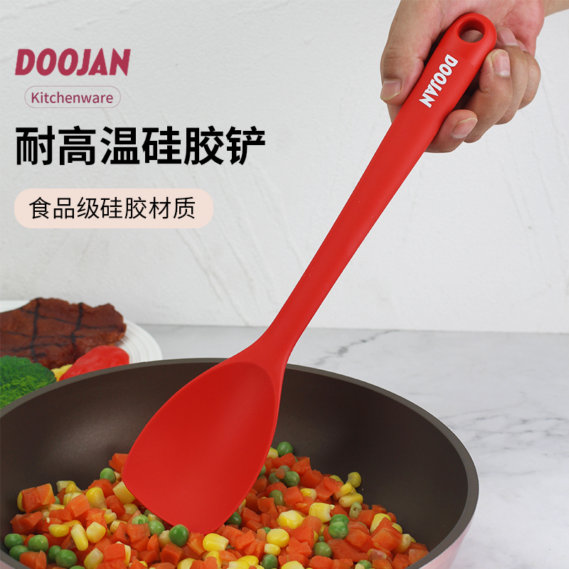 度坚硅胶锅铲耐高温炒菜小铲