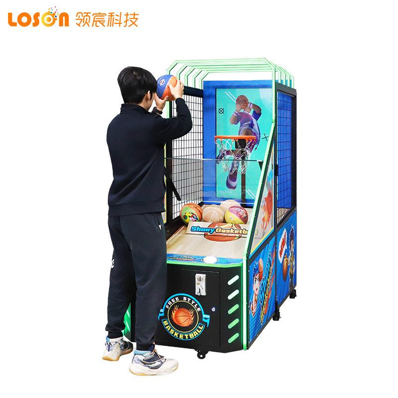 液晶屏篮球机儿童旋风投篮机豪华成人室内电子投币折叠篮球游戏机