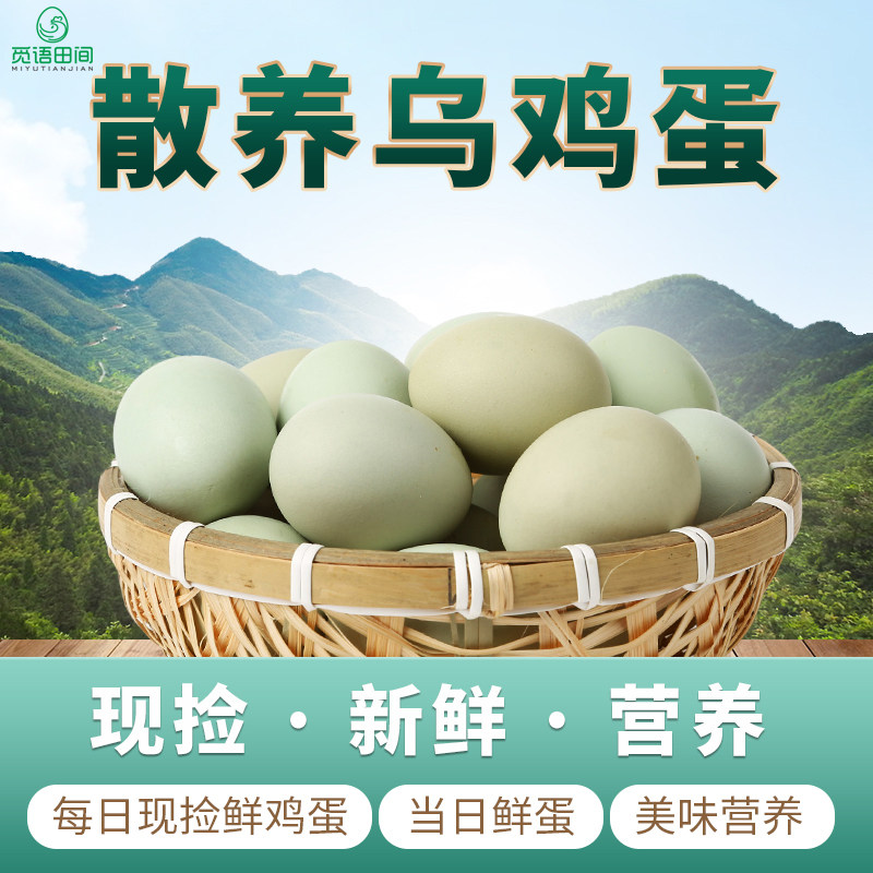 正宗农家散养绿壳土鸡蛋整箱50鸡蛋