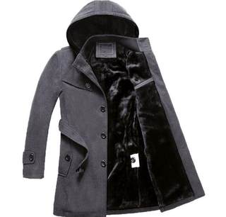 Winter Leather Jackets coat Men's large Jacket男士毛