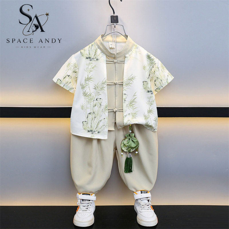 法国SA男童汉服周岁礼服两件套