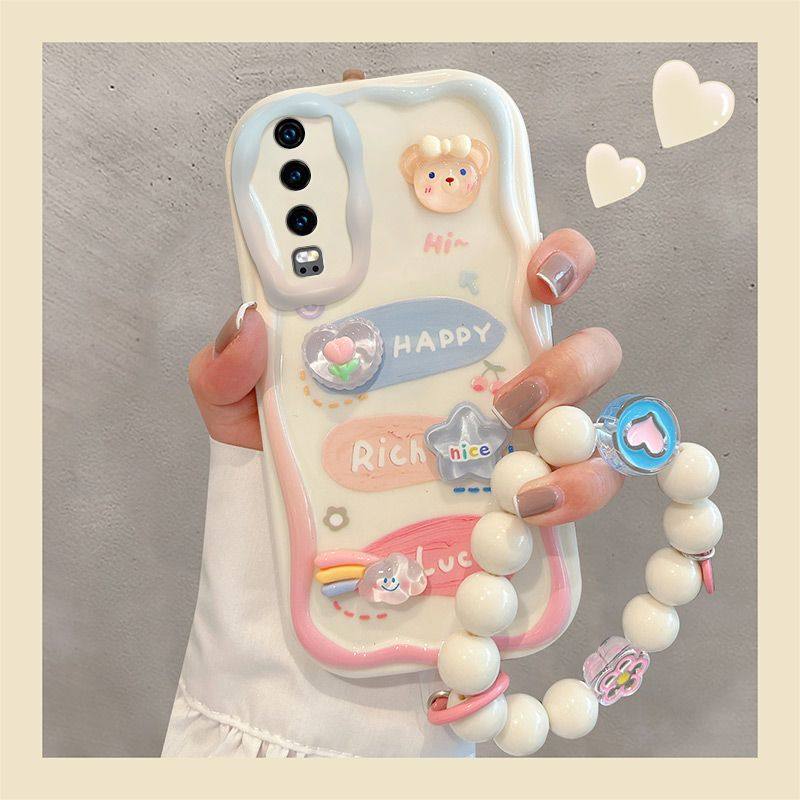 立体兔头华为P30 P30Pro奶油纹女款手机壳全包边网红保护套软壳,个性定制/设计服务/DIY,手机壳/保护套定制,淘宝优惠券,粉丝福利购,淘宝优惠卷