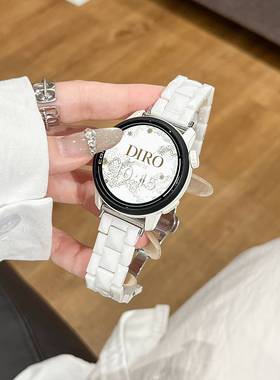 适用高驰corospace3表带PACE2菱形陶瓷APEX2白色高级时尚2pro腕带